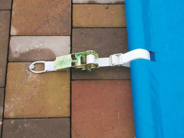 Rullbart bassengtrekk for 3,5×7 POOL inkl. håndsett