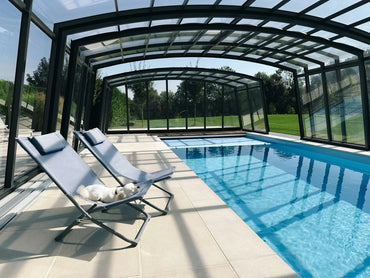 Glassfiberbasseng Bahama 600 6,10m x 3,75m x 1,50m