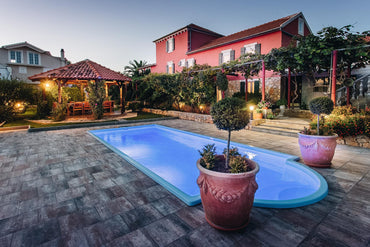 Glassfiberbasseng Haiti 8,00m x 3,20m x 1,52m