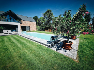 Glassfiberbasseng Jamaica 11,25m x 3,75m x 1,50m