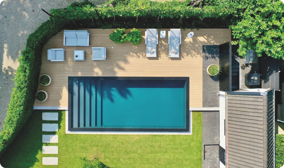 Pooltime Exclusive 10/20 mm skimmer Overjordisk PP-pool 4 x 10 x 1,5 m