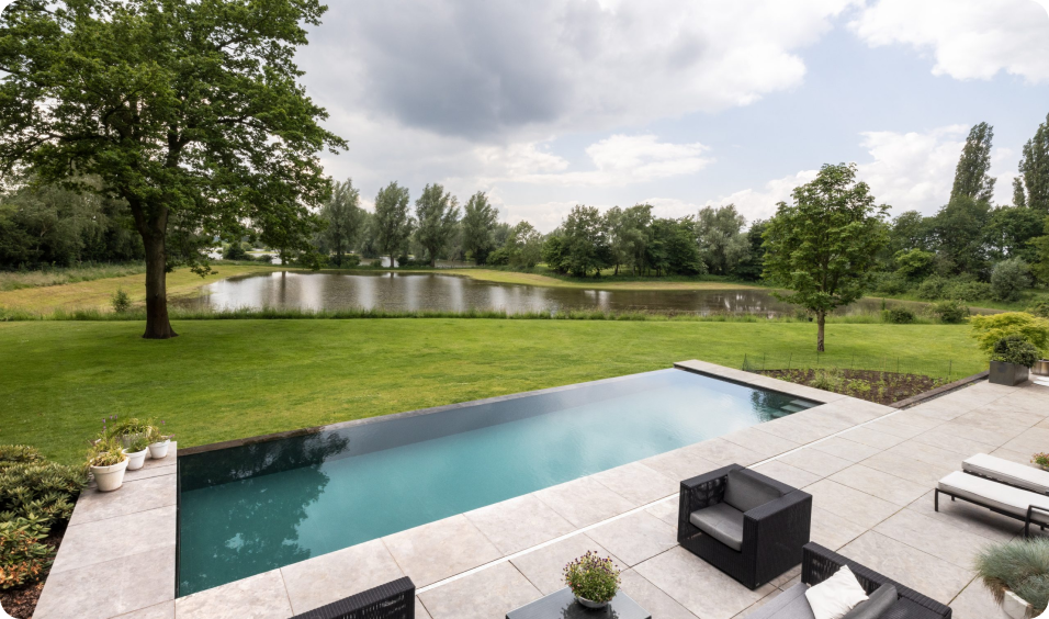 Pooltime Exclusive 10/20 mm skimmer Overjordisk PP-pool 4 x 10 x 1,5 m